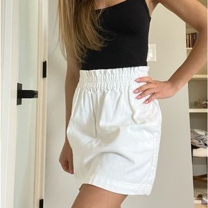 White BB Dakota by Steve Madden Denim Skirt